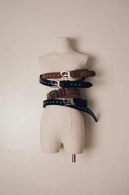 Leather Black Belt